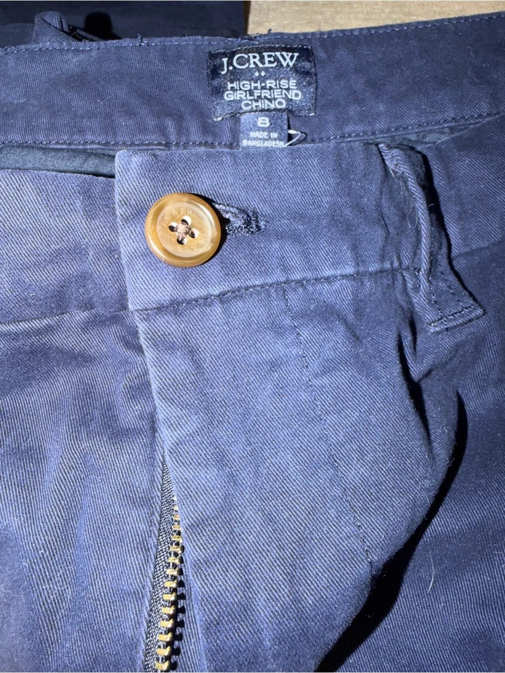 J. Crew Women's Navy Straight-Leg Jeans